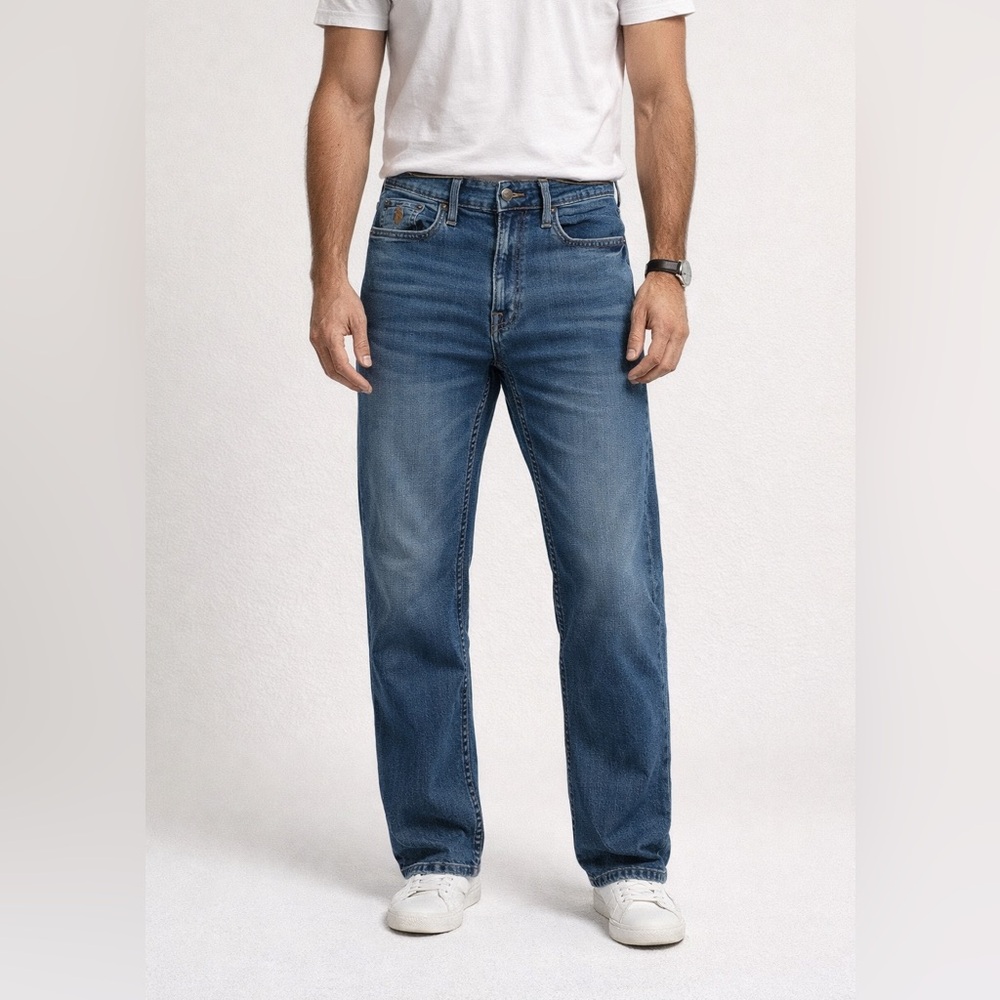 U.S. Polo Assn. Men's Denim Straight Jeans Size W28 L30